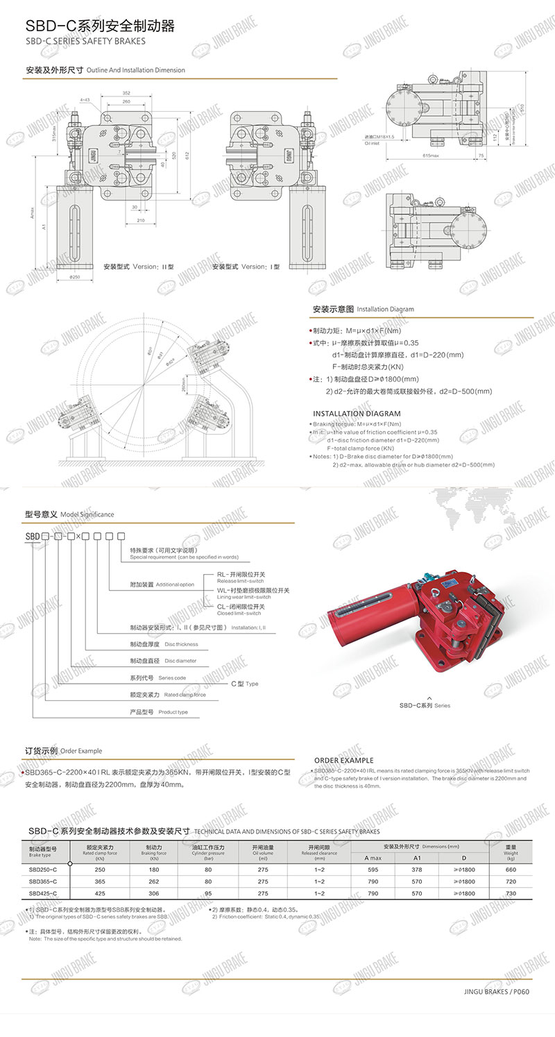 SBD-C系列安全制動器